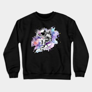 Skateboard Nebula Crewneck Sweatshirt